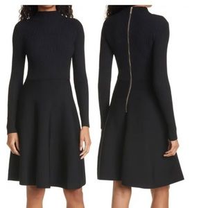 Ted Baker Black Josey Skater Dress, new with tag, size 3 (8).
